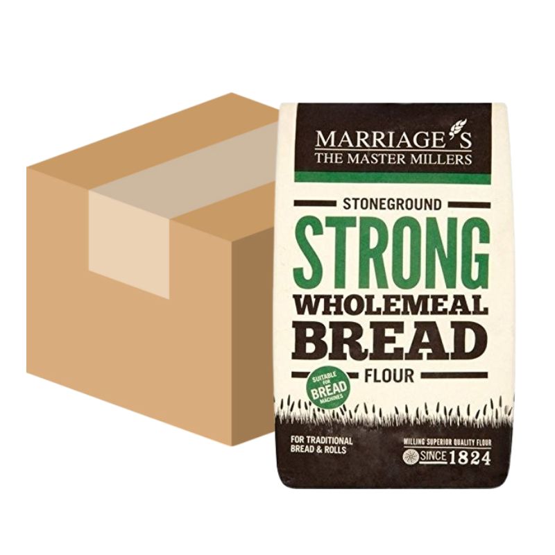 Marriages Strong Stoneground Wholemeal 1.5KG (Case of 5)