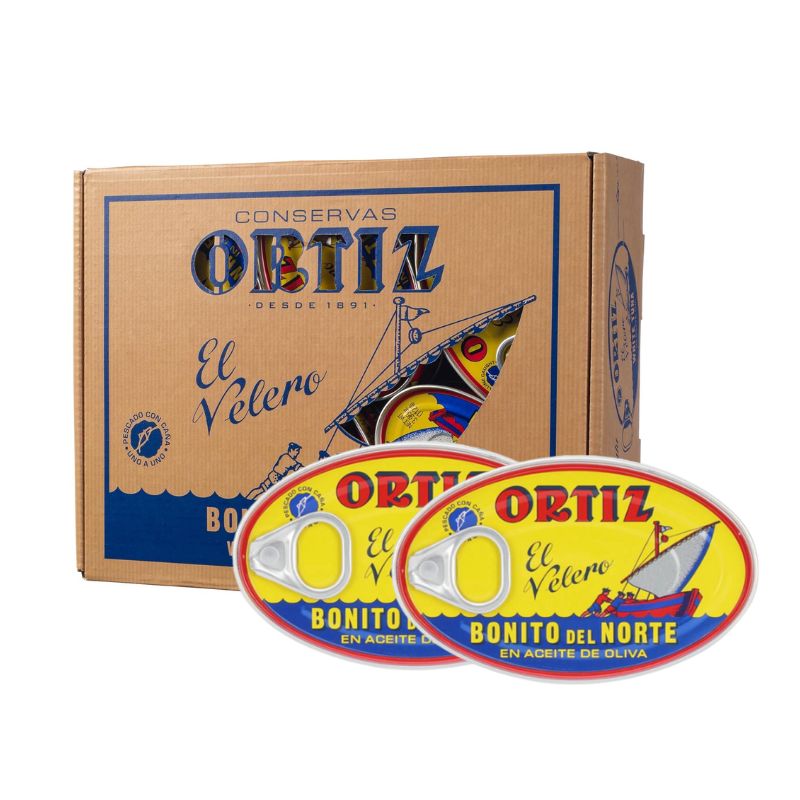 Ortiz Bonito Tuna Fillets in Olive Oil 112G (Case of 30)