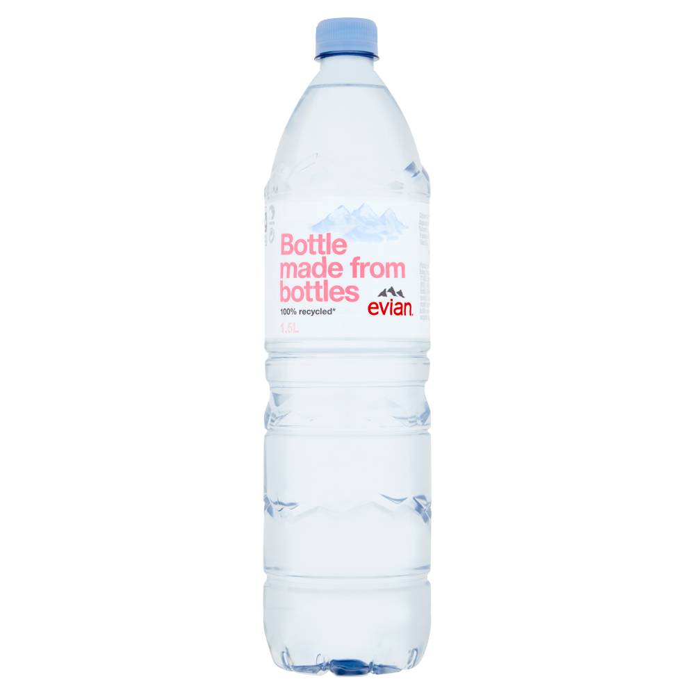 Evian Natural Mineral Water 1.5ltr (Case of 8)