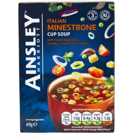 Ainsley Harriott Italian Minestrone Cup Soup 69G - World Food Shop