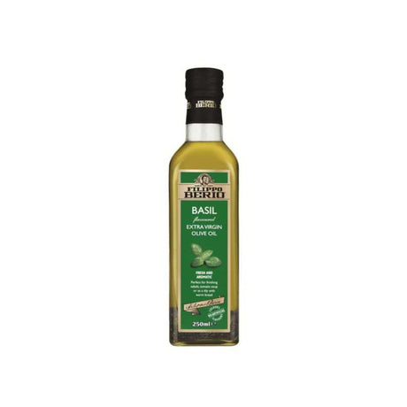 Filippo Berio Basil Extra Virgin Olive Oil 250ML (Case of 6)