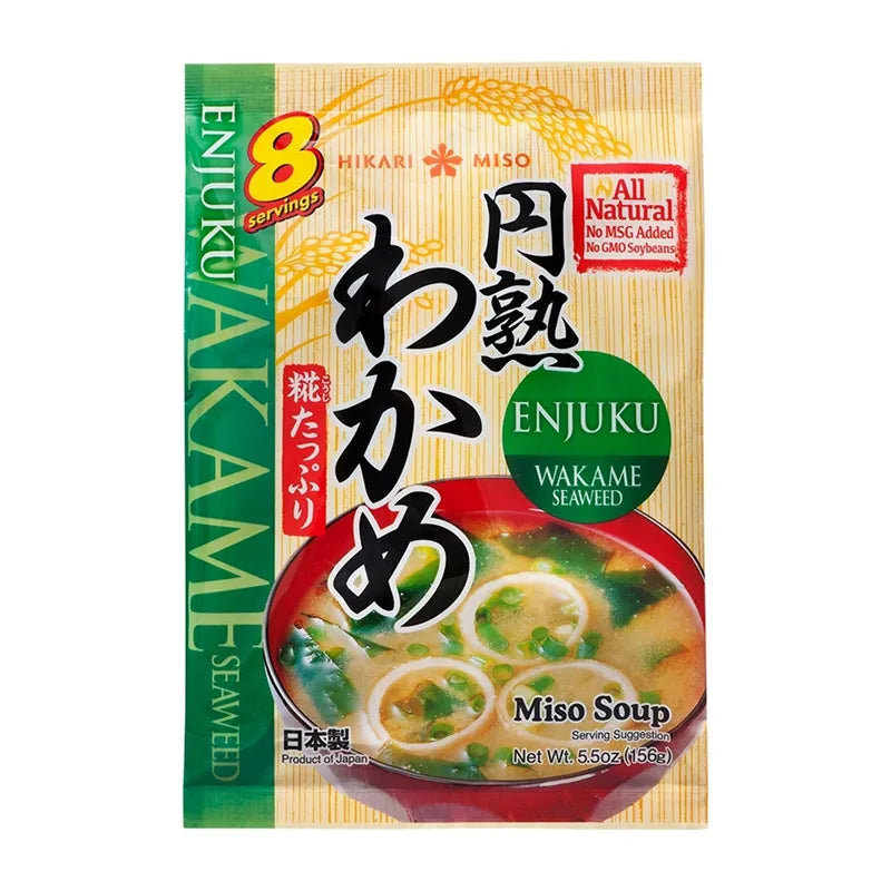 Hikari Instant Miso Soup with Seaweed -Enjuku Wakame 8pc **Expiry Nov 2024**