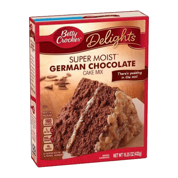 Betty Crocker German Chocolate Cake Mix 432G (15.25oz)