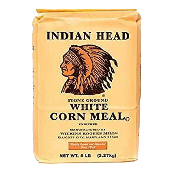 Indian Head White Corn Meal 2.2KG (5lbs)