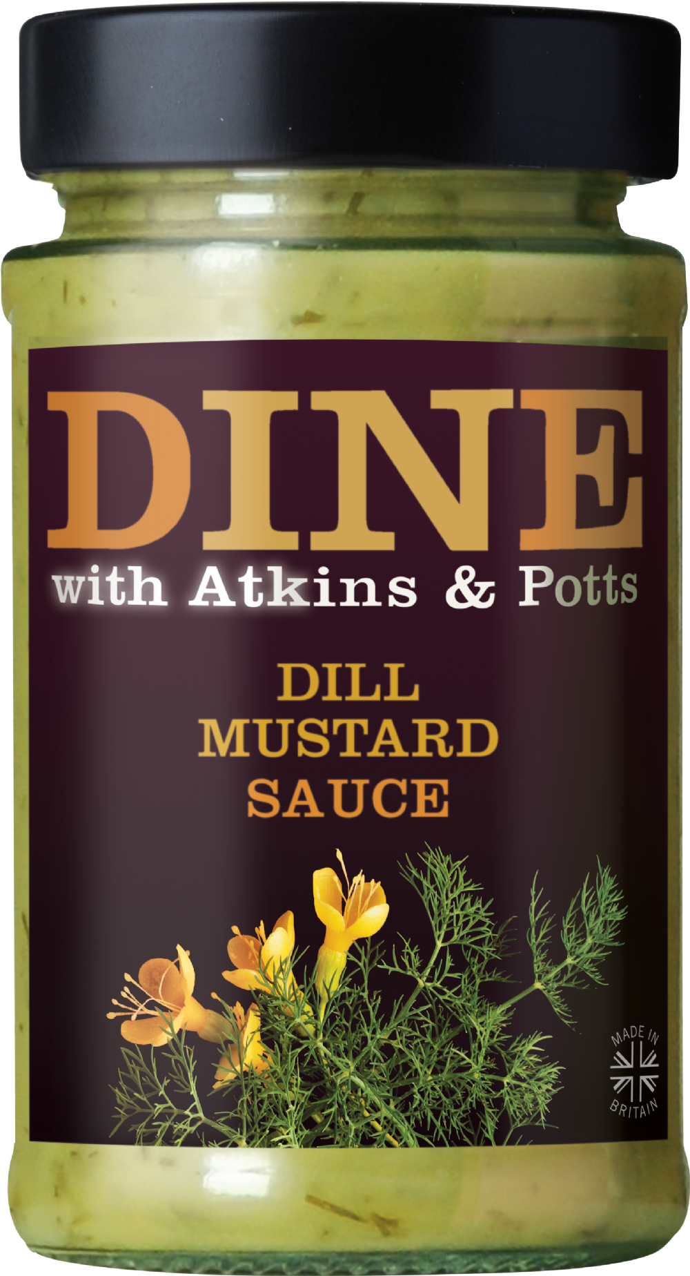 Atkins & Potts Dill Mustard Sauce 200G