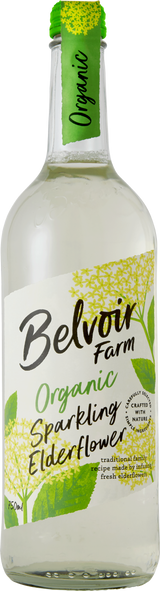 Belvoir Farm Organic Sparkling Elderflower 75CL