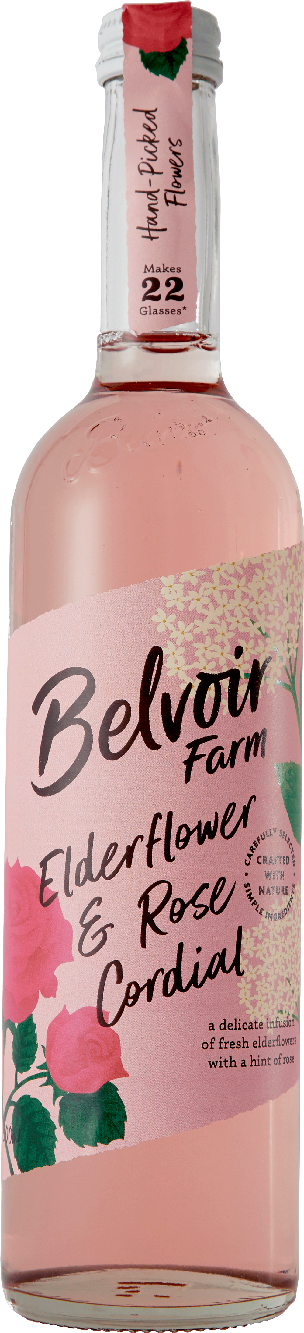 BELVOIR Elderflower & Rose Cordial 50CL