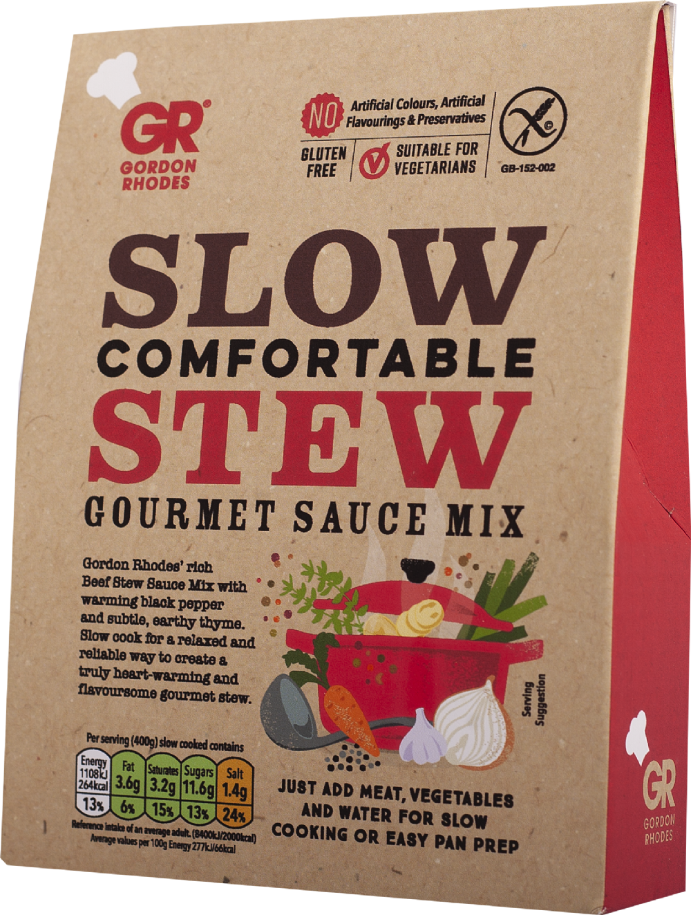 Gordon Rhodes Slow Comfortable Stew Gourmet Sauce Mix 75G