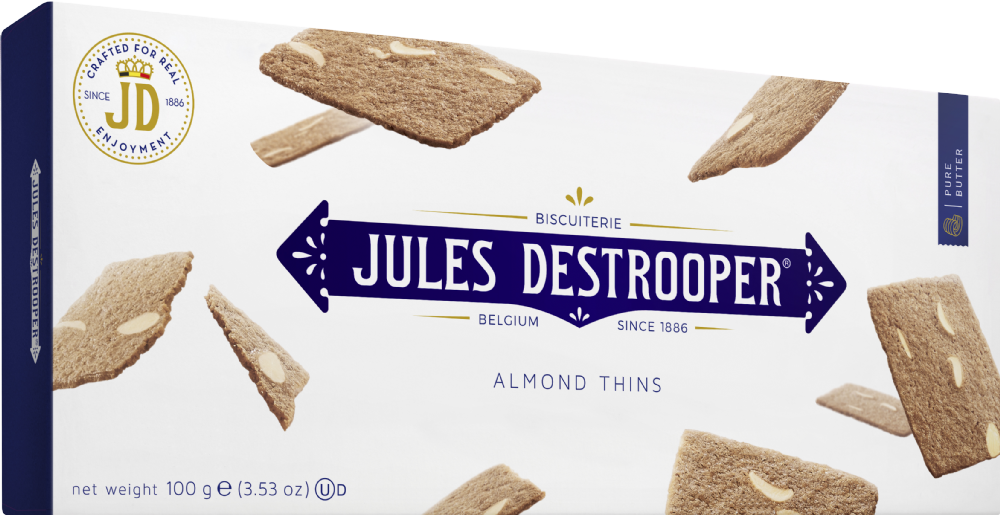 Jules Destrooper Almond Thins 100G