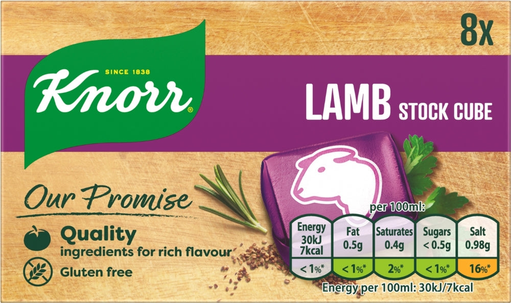 Knorr Lamb Stock Cubes 8 Pack