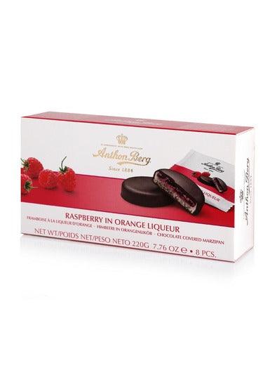 Anthon Berg Raspberry In Orange Marzipan 220G - World Food Shop