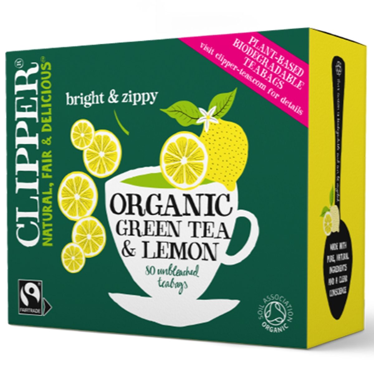 Clipper Organic Green & Lemon 80s