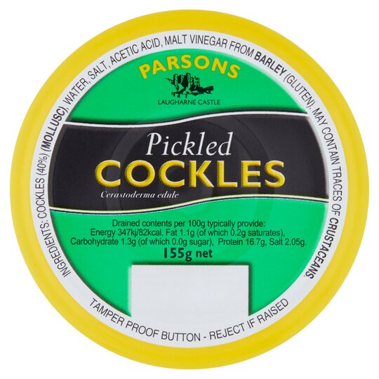 Parsons Premium Cockles Jar 155G