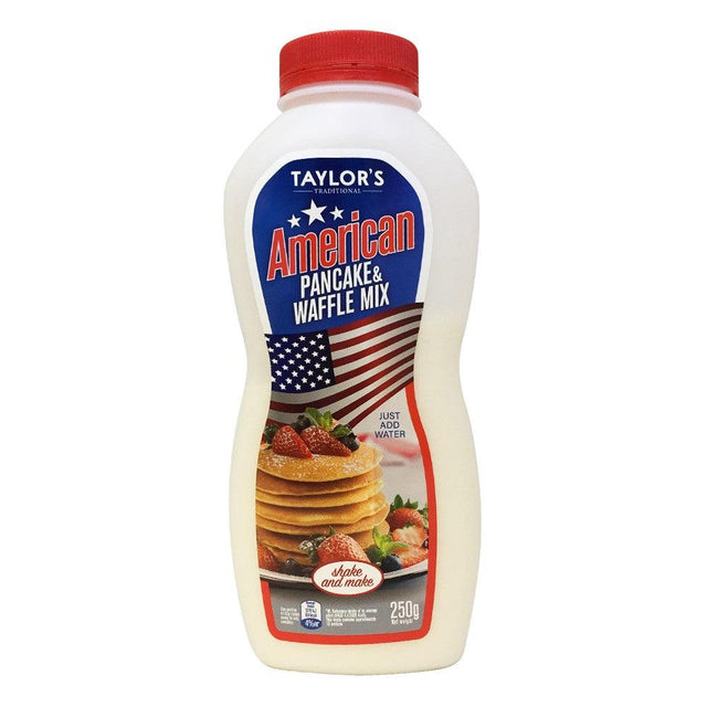 Taylors American Shake2Make Pancake & Waffle 250G - World Food Shop