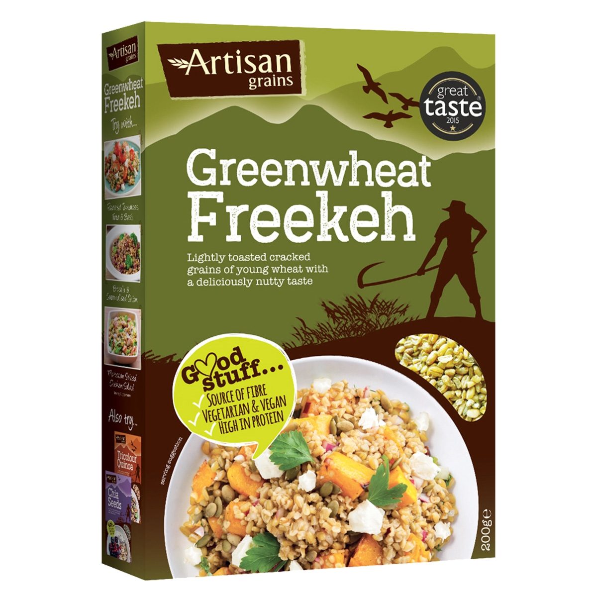 Artisan Grains Greenwheat Freekeh 200G