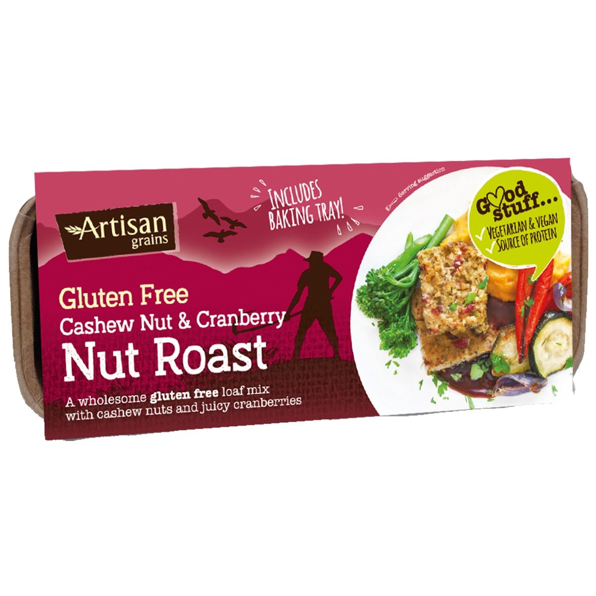 Artisan Grains Cashew & Cranberry Nut Roast 200G