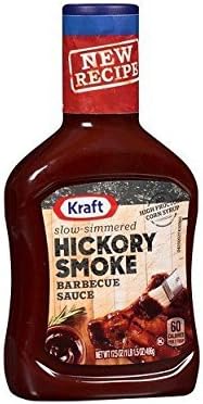 Kraft Slow-Simmered Hickory Smoke Barbeque Sauce & Dip 496G