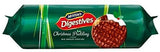 Mcvities Xmas Pudding Milk Chocolate Digestives 243G - World Food Shop