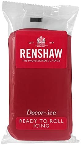 Renshaw Decor-Ice Ruby Red 250G