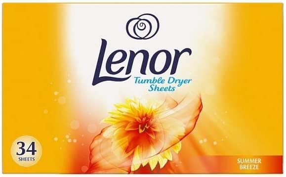 Lenor Tumble Dryer Sheets Summer 34s