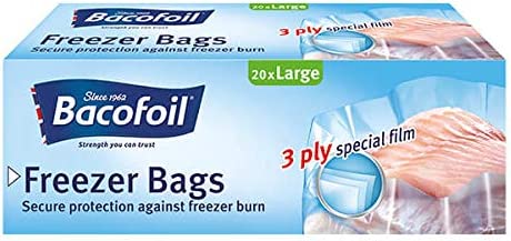 Bacofoil Freezer Bags 3Ply Special Film 20s