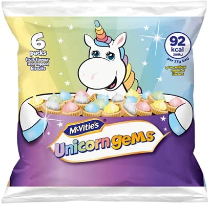 McVities Unicorn Iced Gems 6 Pack