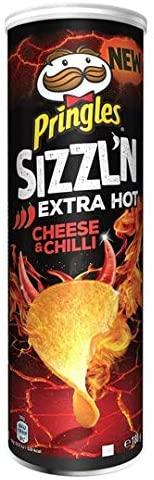 Pringles Sizzln Extra Hot Cheese & Chilli Crisps 180G - World Food Shop