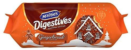 Mcvities Gingerbread Milk Chocolate Digestives 243G - World Food Shop