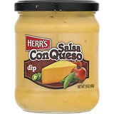 Herrs Salsa Con Queso Dip 15oz