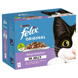 Purina Felix Mixed Selection Wet Cat Food 12x100g