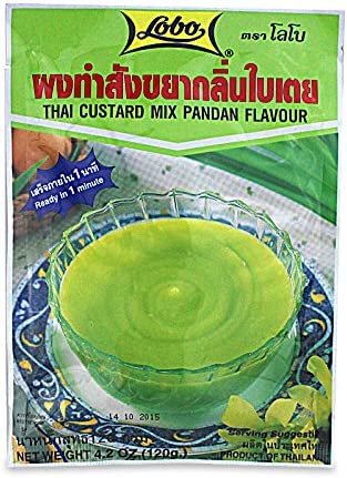 Lobo Thai Custard Mix Pandan 120G