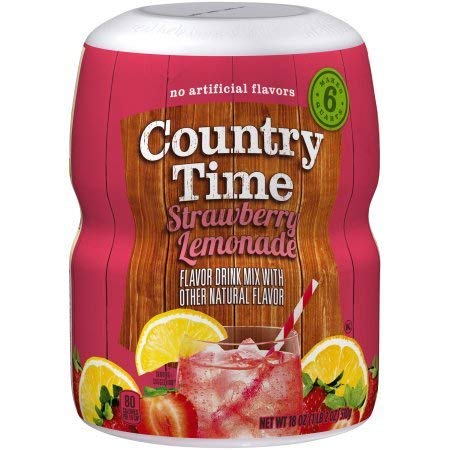 Country Time 6Qt Strawberry Lemonade