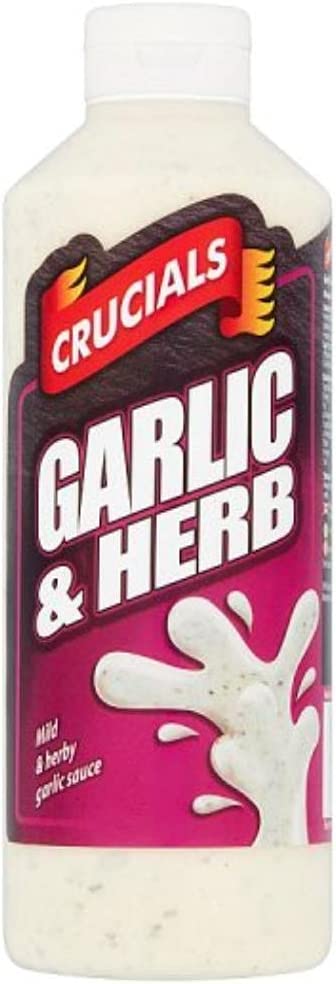 Crucial Garlic & Herb Mayonnaise Squeezy Sauce 1ltr