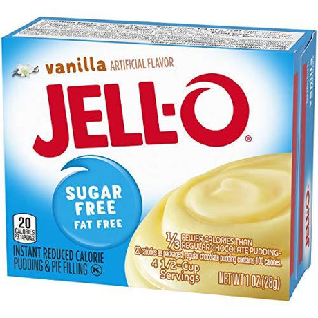 Jell-O Sugar Free Vanilla Pudding 1Oz (28G) - World Food Shop