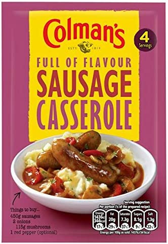 Colman's Sausage Casserole Mix 39G