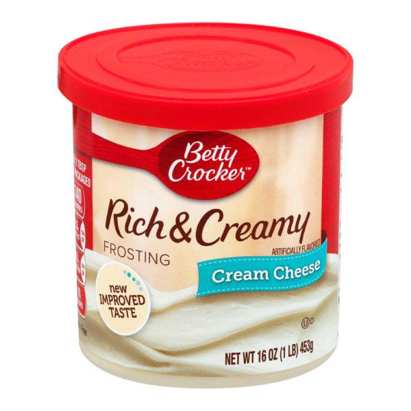 Betty Crocker Frosting Rich & Creamy Cream Cheese 16Oz - World Food Shop