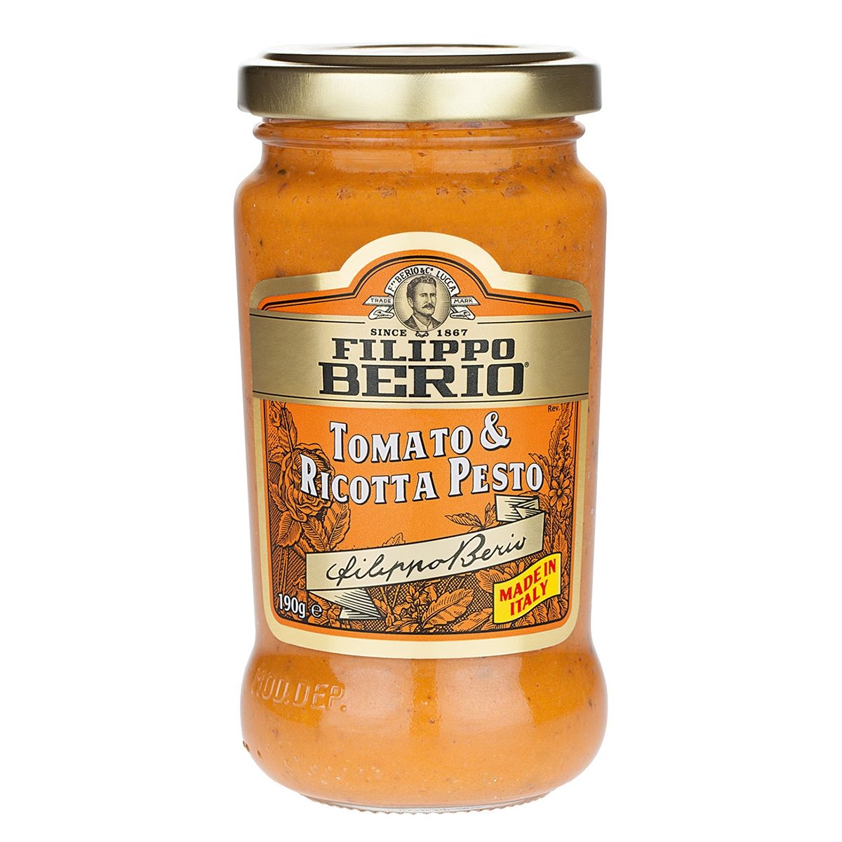 Filippo Berio Pesto Tomato & Ricotta 190G