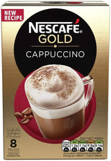 Nescafe Gold Cappuccino Instant Coffee 8 Sachets - World Food Shop