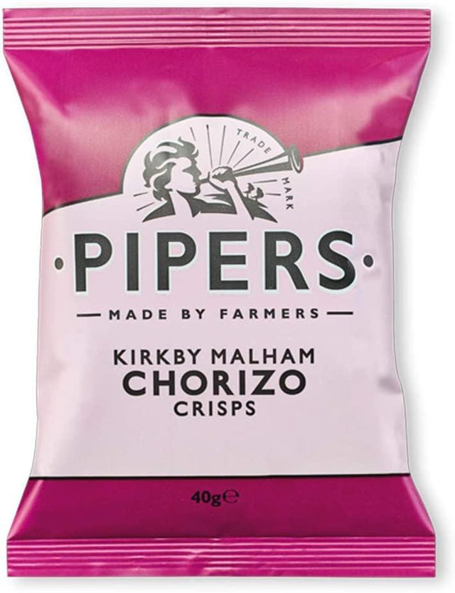 Pipers - Kirkby Malham Chorizo Crisps 40G - World Food Shop