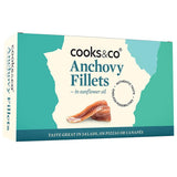 Cooks & Co Anchovy Fillets Sunflower Oil Tins 50G