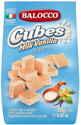 Balocco Wafers - Cubes Milk Vanilla 250G - World Food Shop