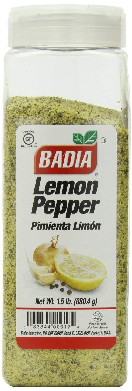 Badia Lemon Pepper Seasoning 1.5Lb - World Food Shop