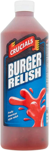 Crucials Burger Relish Squeezy Sauce 1L