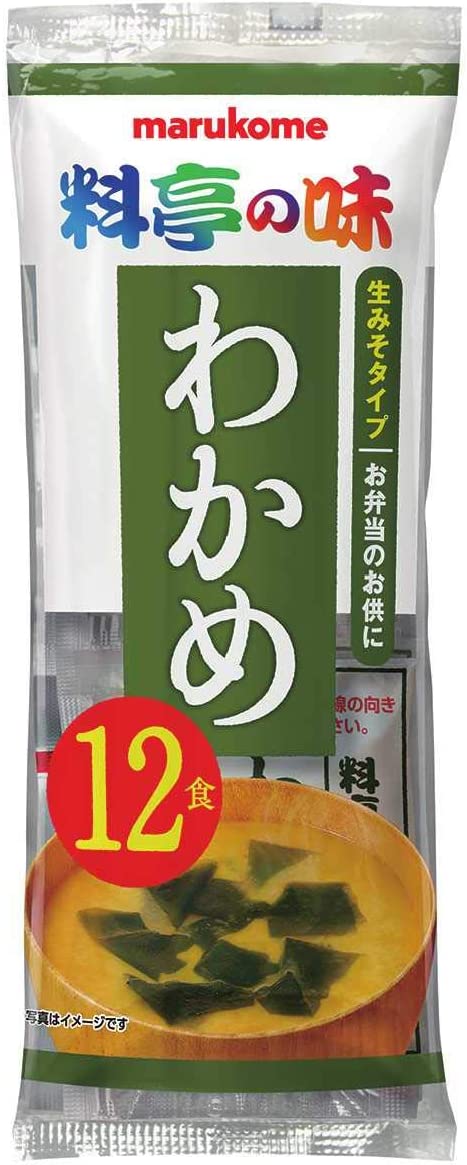 Marukome Instant Miso Soup With Wakame Seaweed 216G (Case of 24)