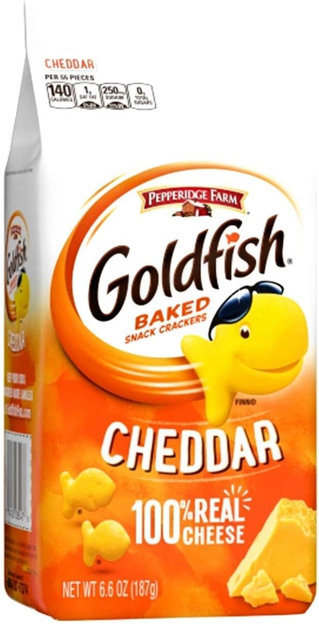 Goldfish Crackers Cheddar 187G