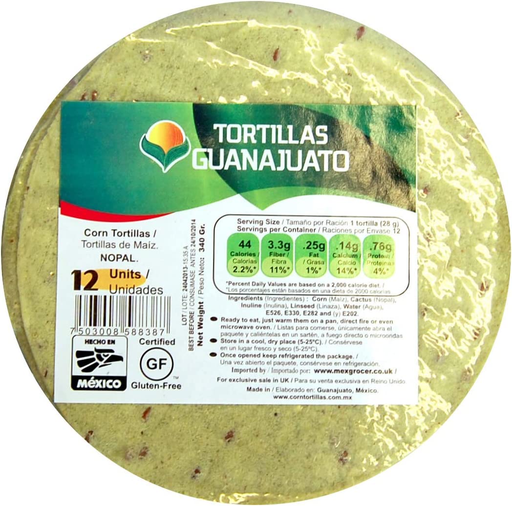 15CM Cactus Corn Tortillas 340G