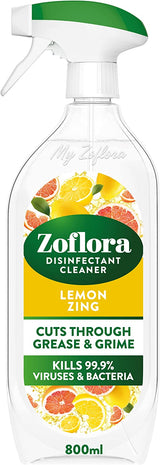 Zoflora Lemon Zing Trigger 800ML