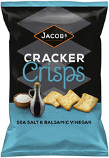 Jacobs Sea Salt & Balsamic Vinegar Cracker Crisps 150G - World Food Shop