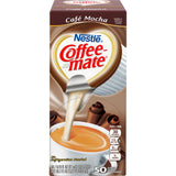 Coffee Mate Cafe Mocha Liquid Coffee Creamer 0.375Oz X 50