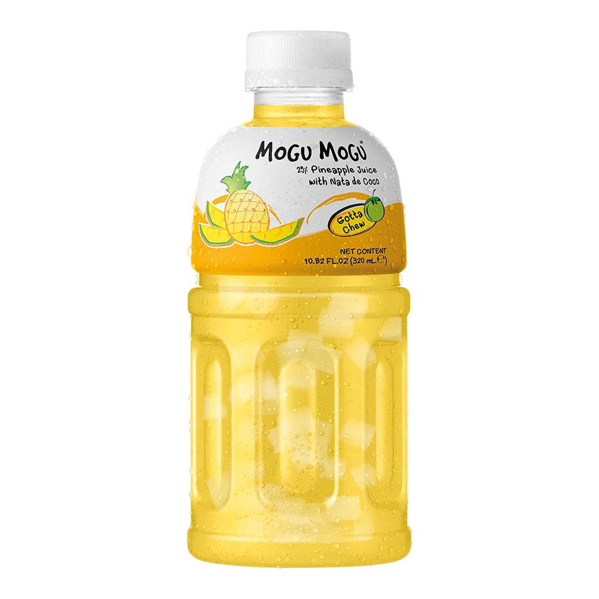 Mogu Mogu Drink With Nata De Coco Pineapple Flavour 320Ml